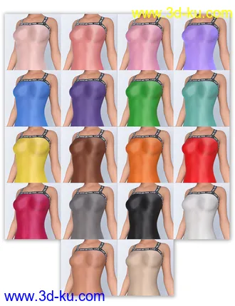 3D打印模型Lali's Spandex Suit 03 for Genesis 8.1 & 8 with dForce的图片
