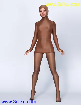 Lali's Spandex Two Dresses with dForce for Genesis 8 and 8.1 Females模型的图片4