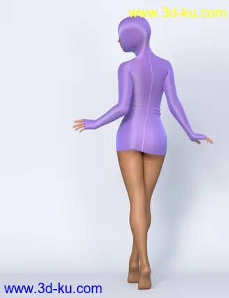 3D打印模型Lali's Spandex Two Dresses with dForce for Genesis 8 and 8.1 Females的图片