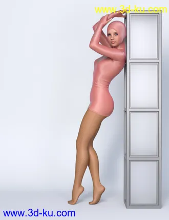 3D打印模型Lali's Spandex Two Dresses with dForce for Genesis 8 and 8.1 Females的图片