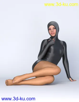 3D打印模型Lali's Spandex Two Dresses with dForce for Genesis 8 and 8.1 Females的图片