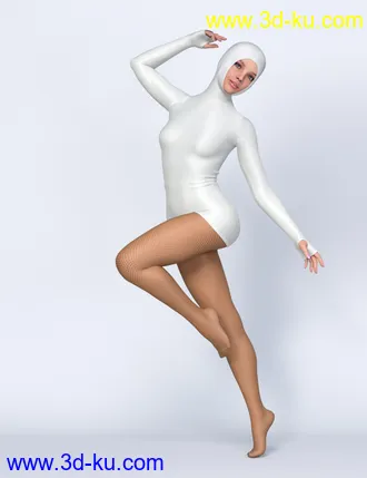 3D打印模型Lali's Spandex Two Dresses with dForce for Genesis 8 and 8.1 Females的图片