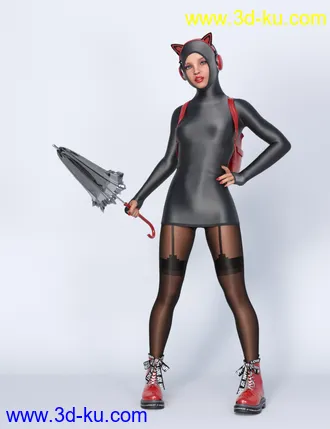 Lali's Spandex Two Dresses with dForce for Genesis 8 and 8.1 Females模型的图片17