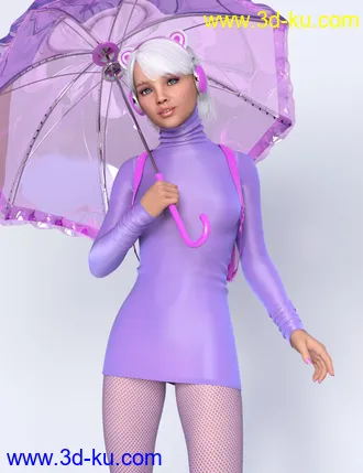 Lali's Spandex Two Dresses with dForce for Genesis 8 and 8.1 Females模型的图片39
