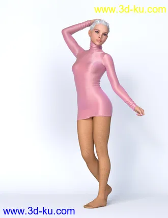 Lali's Spandex Two Dresses with dForce for Genesis 8 and 8.1 Females模型的图片42