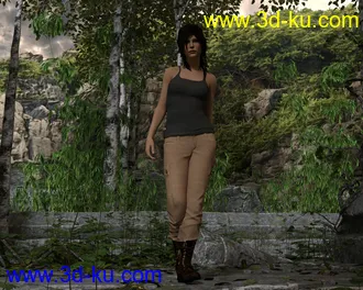 3D打印模型Lara Croft for G8F的图片