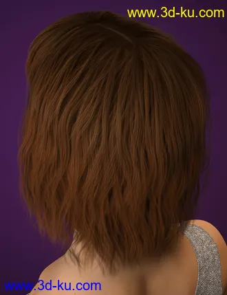 3D打印模型Lenore Hair for Genesis 8 Female(s)的图片