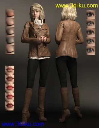 3D打印模型Leona for Genesis 8.1 Female的图片