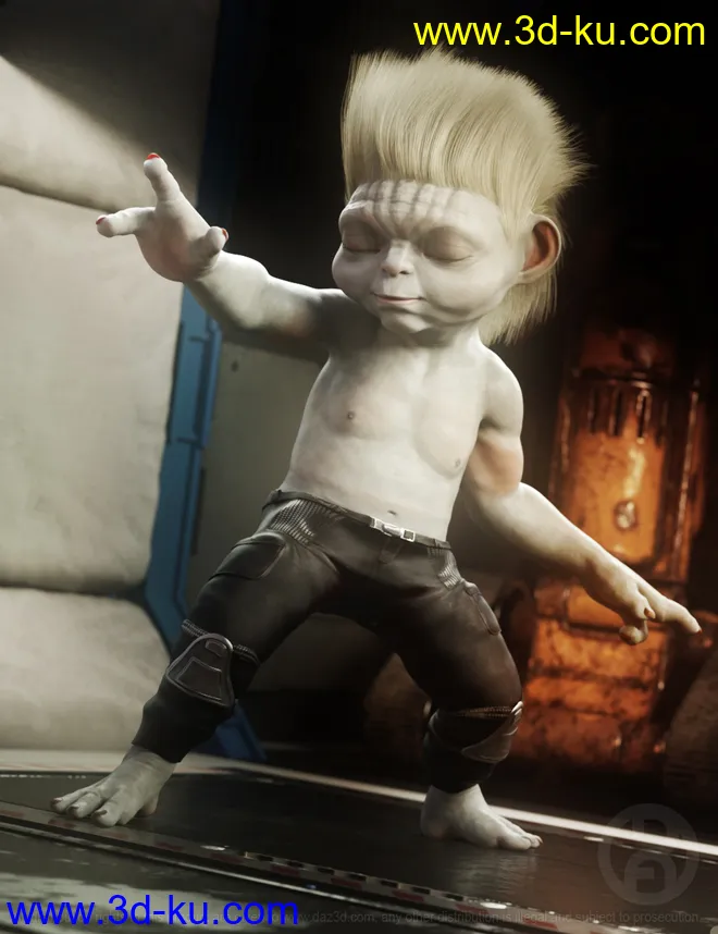 Lil Imp for Genesis 8.1 Male模型的图片1