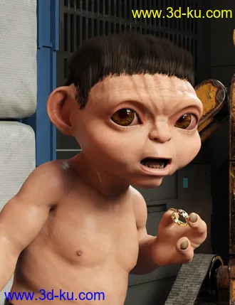 3D打印模型Lil Imp for Genesis 8.1 Male的图片