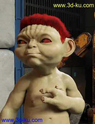 3D打印模型Lil Imp for Genesis 8.1 Male的图片