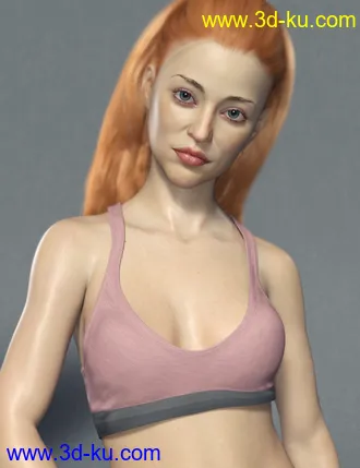 3D打印模型LinLin Character and Hair For Genesis 8 Female(s)的图片