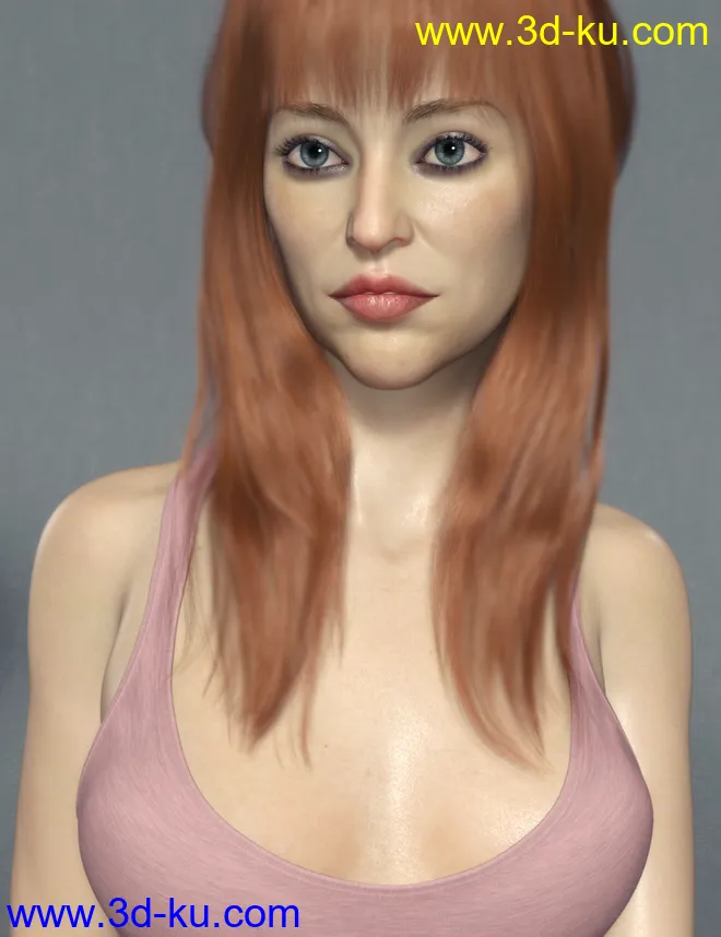 LinLin Character and Hair For Genesis 8 Female(s)模型的图片4