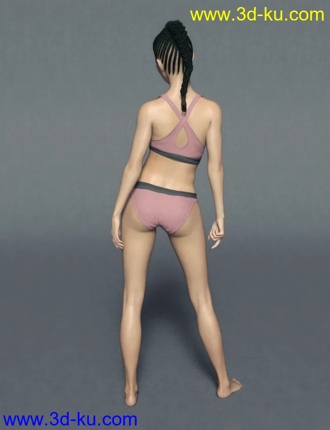 LinLin Character and Hair For Genesis 8 Female(s)模型的图片6