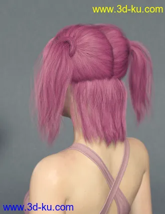 3D打印模型LinLin Character and Hair For Genesis 8 Female(s)的图片