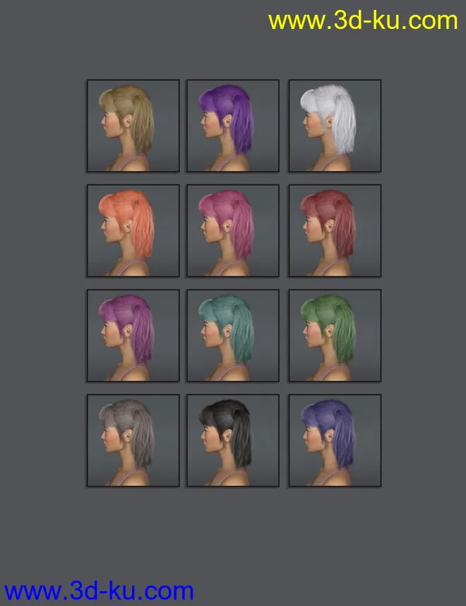 LinLin Character and Hair For Genesis 8 Female(s)模型的图片10