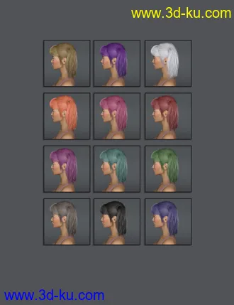 3D打印模型LinLin Character and Hair For Genesis 8 Female(s)的图片