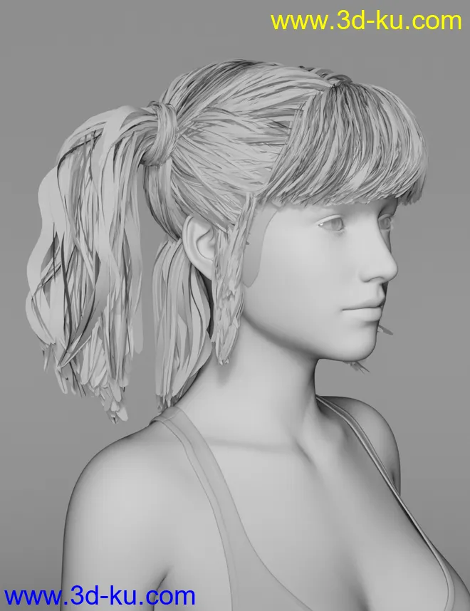 LinLin Character and Hair For Genesis 8 Female(s)模型的图片11