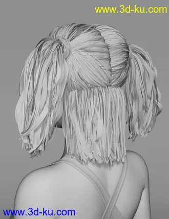 3D打印模型LinLin Character and Hair For Genesis 8 Female(s)的图片