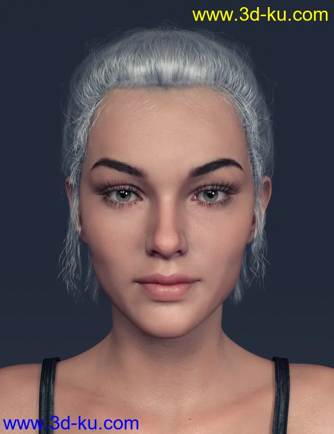 LL Hair for Genesis 8 Females模型的图片4