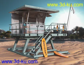 3D打印模型M8 Lifeguard Tower的图片