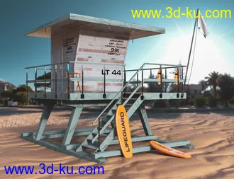 3D打印模型M8 Lifeguard Tower的图片