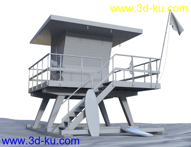 M8 Lifeguard Tower模型的图片6