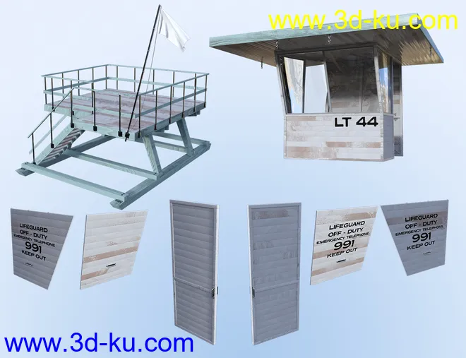 M8 Lifeguard Tower模型的图片8