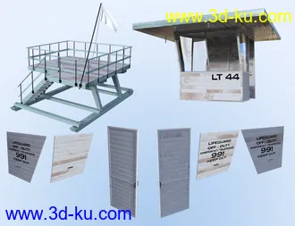 3D打印模型M8 Lifeguard Tower的图片