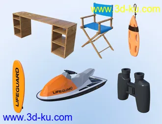 3D打印模型M8 Lifeguard Tower的图片