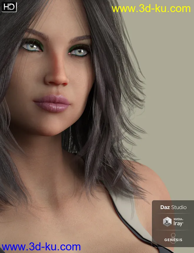 Mafalda HD for Genesis 8 Female模型的图片4