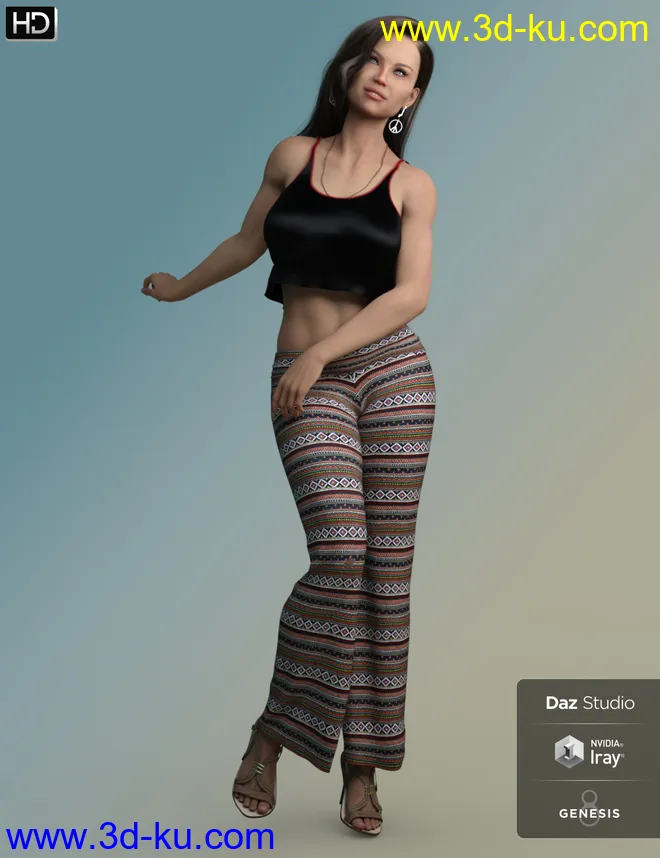 Mafalda HD for Genesis 8 Female模型的图片6