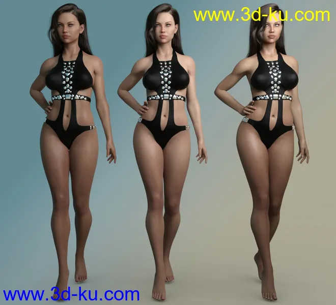 Mafalda HD for Genesis 8 Female模型的图片10
