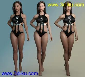 3D打印模型Mafalda HD for Genesis 8 Female的图片