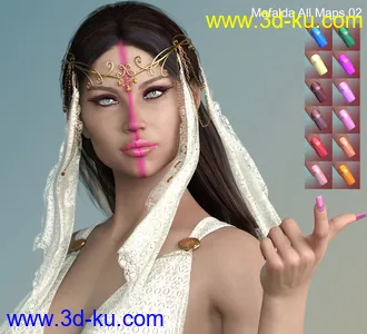 3D打印模型Mafalda HD for Genesis 8 Female的图片