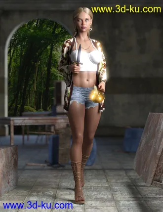 3D打印模型Mafalda HD for Genesis 8 Female的图片