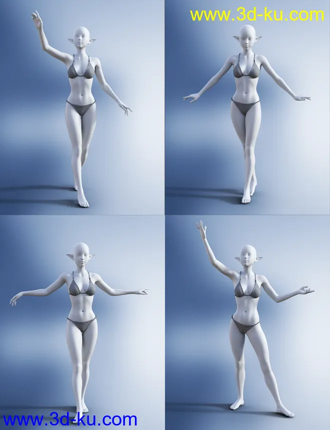 Magical Lady Poses for Genesis 8 Female(s)模型的图片2