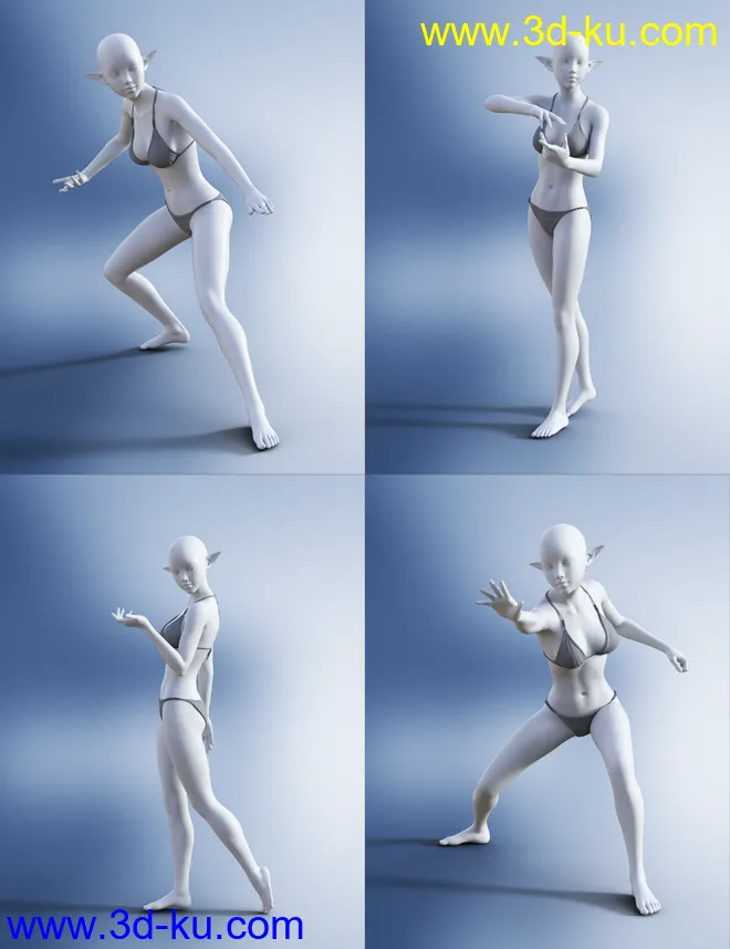 Magical Lady Poses for Genesis 8 Female(s)模型的图片3