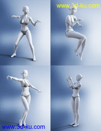 3D打印模型Magical Lady Poses for Genesis 8 Female(s)的图片