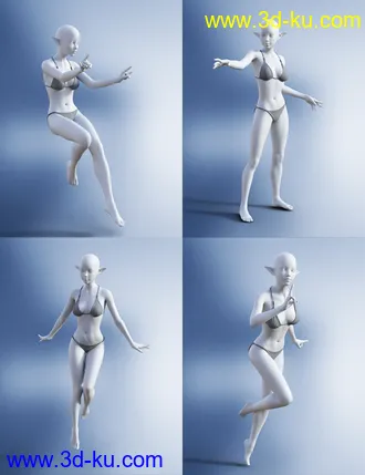 3D打印模型Magical Lady Poses for Genesis 8 Female(s)的图片