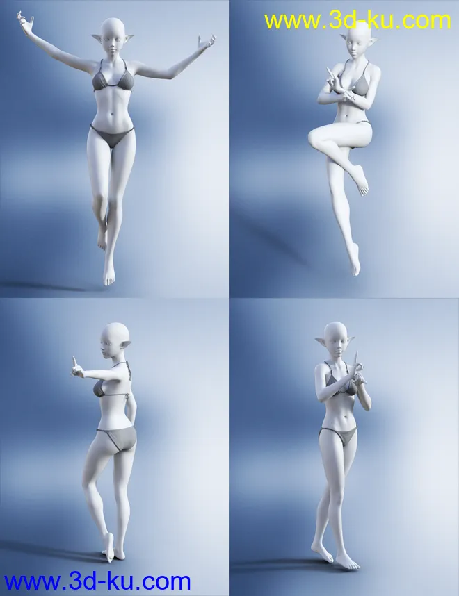 Magical Lady Poses for Genesis 8 Female(s)模型的图片9