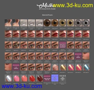 3D打印模型Malka for Genesis 8 and 8.1 Female的图片