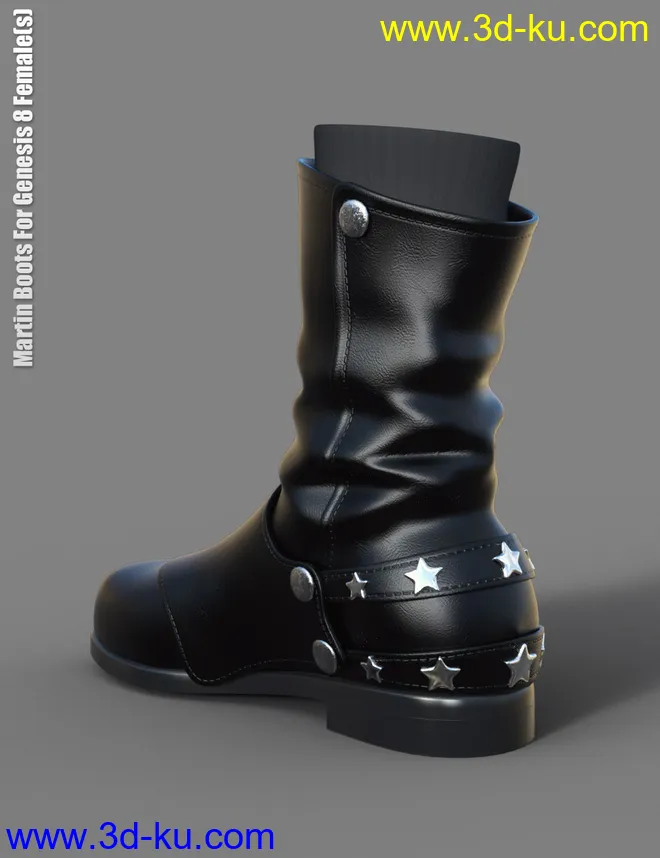 Martin Boots For Genesis 8 Female(s)模型的图片2