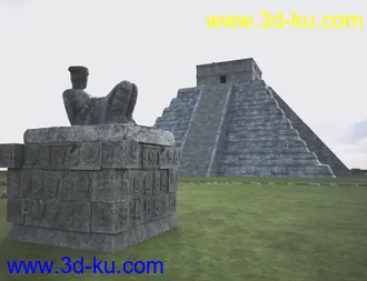 3D打印模型Mayan Pyramid的图片