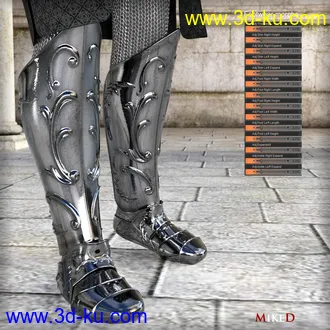 3D打印模型MD dForce HD Elven Royal Armor for Genesis 8 Female(s)的图片