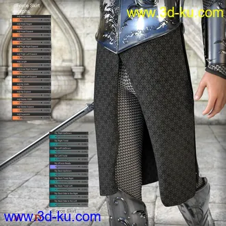 3D打印模型MD dForce HD Elven Royal Armor for Genesis 8 Male(s)的图片