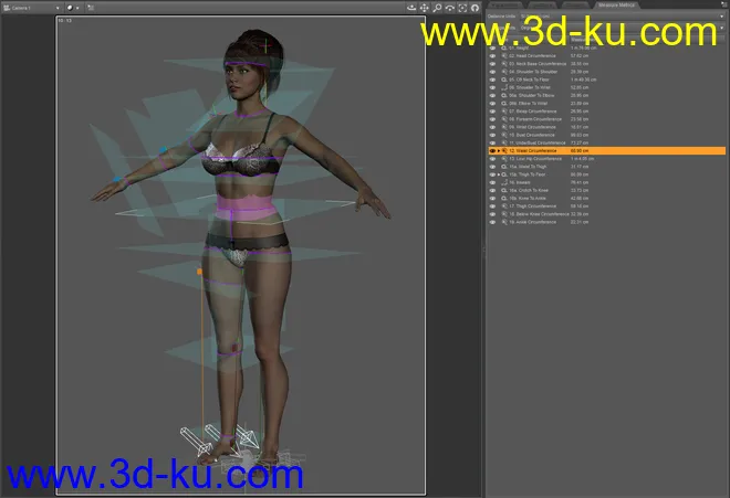 Measure Metrics for DAZ Studio 4.16模型的图片1