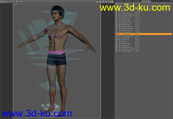Measure Metrics for DAZ Studio 4.16模型的图片3