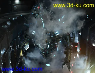 3D打印模型Mecha Dinosaur的图片