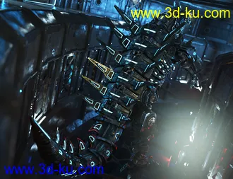 3D打印模型Mecha Dinosaur的图片